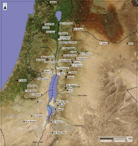 Map of EB IV sites showing location of Khibet Iskandar on the Wadi Wala. All images courtesy of Suzanne Richard unless otherwise noted. 