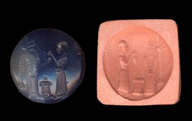 BM 128852: an Achaemenid period stamp seal (4th cent. BC) © Trustees of the British Museum. My thanks to C.B.F. Walker for drawing my attention to this unpublished seal.